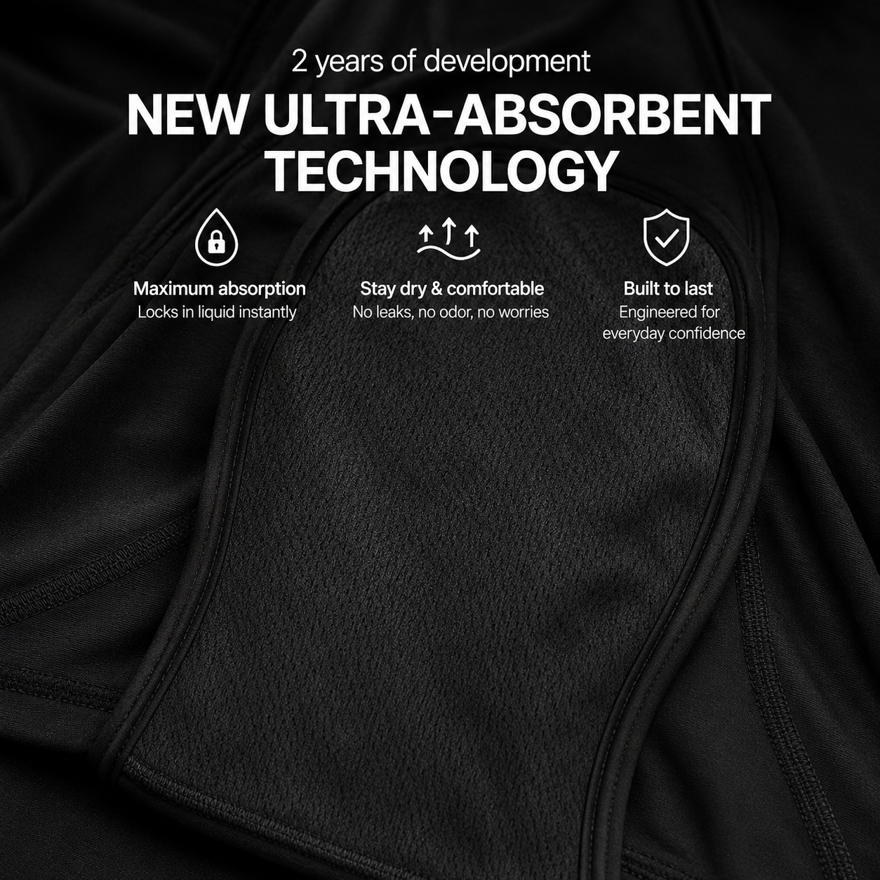 EVERDRY™ 95% Cotton Leakproof Boxer Briefs